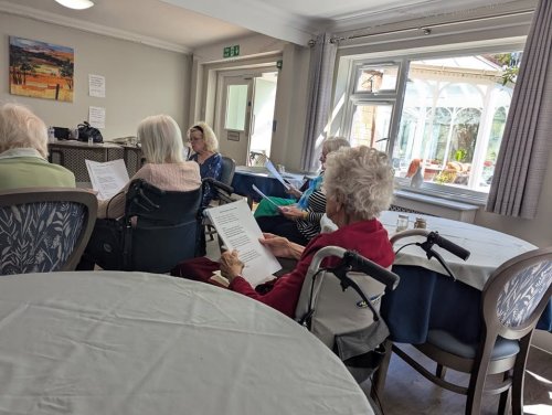 Carousel post from Ventress Hall care home.