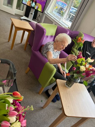 Carousel post from Ventress Hall care home.