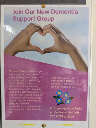 Photo post from Ventress Hall care home.