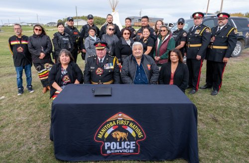 Carousel post from Manitoba First Nations Police Service.