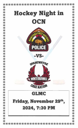 Photo post from Manitoba First Nations Police Service.