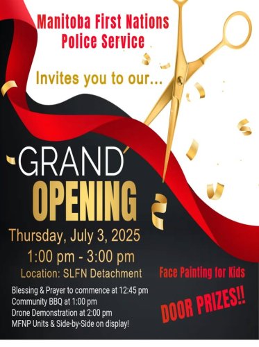 Photo post from Manitoba First Nations Police Service.