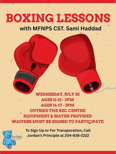 Photo post from Manitoba First Nations Police Service.