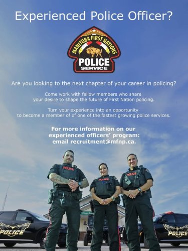 Photo post from Manitoba First Nations Police Service.