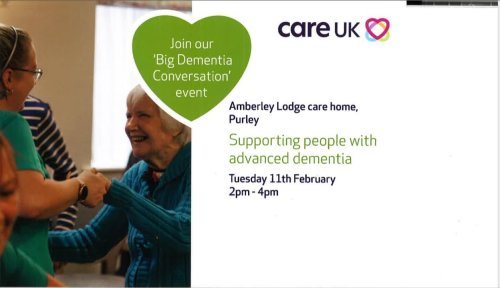 Carousel post from Amberley Lodge Care Home.