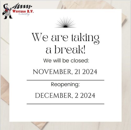 Photo post from Western RV Country.