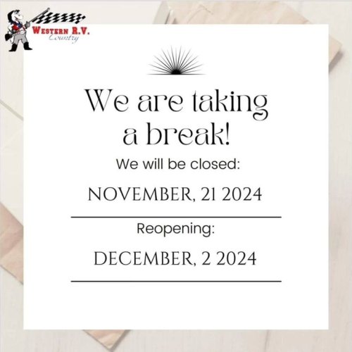 Photo post from Western RV Country.