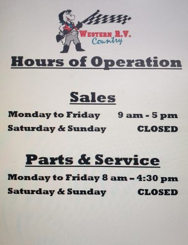 Photo post from Western RV Country.