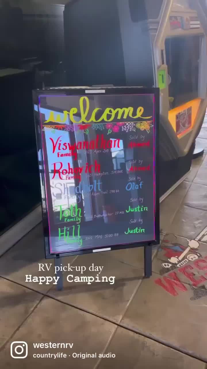 Video post from Western RV Country.