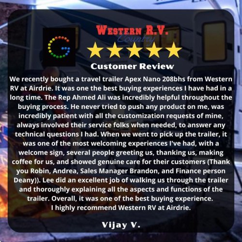 Photo post from Western RV Country.