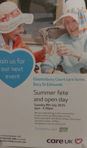 Photo post from Glastonbury Court Care Home.