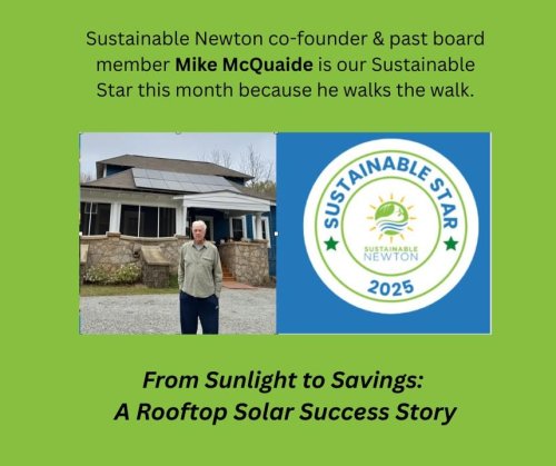 Photo post from Sustainable Newton.