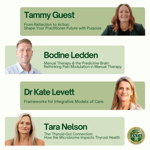 Photo post from Australian Natural Therapists Association.