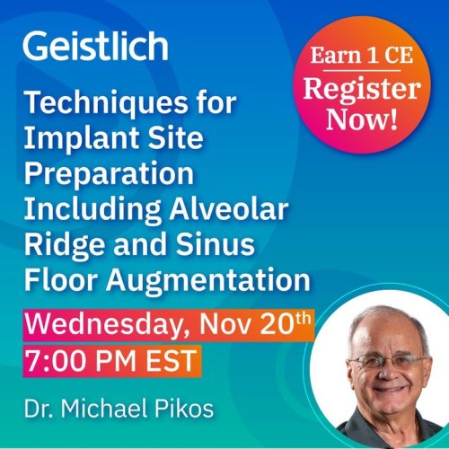 Photo post from Geistlich Biomaterials - North America.