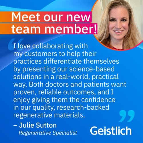 Photo post from Geistlich Biomaterials - North America.