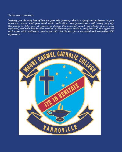 Photo post from Mount Carmel Catholic College, Varroville.