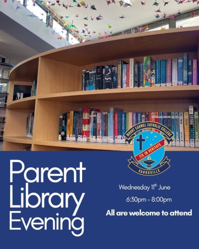 Photo post from Mount Carmel Catholic College, Varroville.