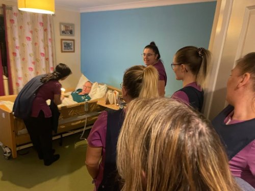 Carousel post from Brook Court Care Home.