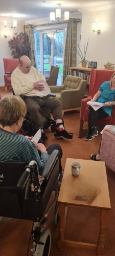 Carousel post from Brook Court Care Home.