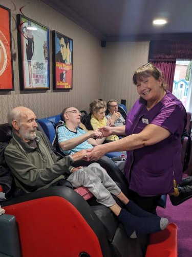 Carousel post from Brook Court Care Home.