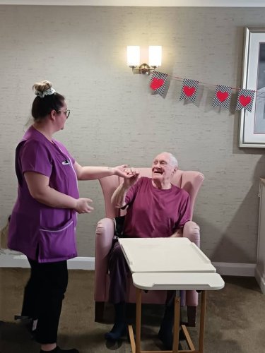 Carousel post from Brook Court Care Home.