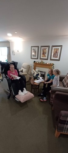 Carousel post from Brook Court Care Home.