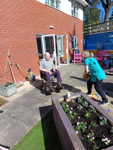 Carousel post from Brook Court Care Home.