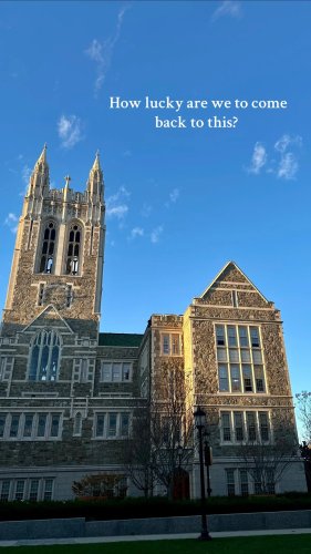 Video post from bostoncollege.