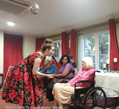 Carousel post from Sherwood Grange Care Home.
