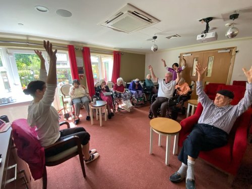 Carousel post from Sherwood Grange Care Home.