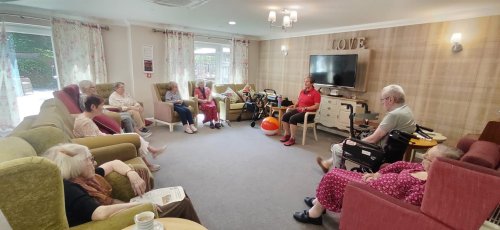 Carousel post from Sherwood Grange Care Home.