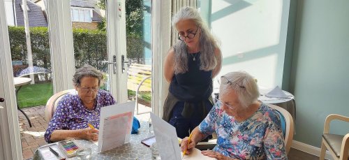 Carousel post from Sherwood Grange Care Home.