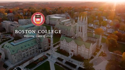 Video post from Boston College.