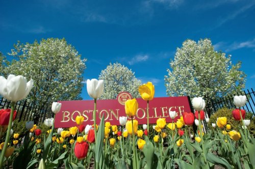 Photo post from Boston College.