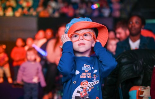 Carousel post from Columbus Civic Center.