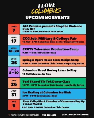 Photo post from Columbus Civic Center.