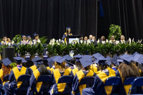 Carousel post from Columbus Civic Center.