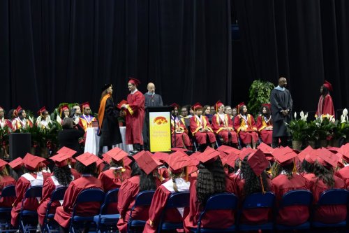 Carousel post from Columbus Civic Center.