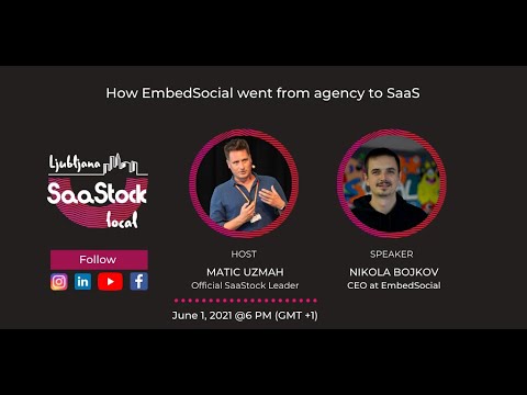Video post from SaaStock Ljubljana.