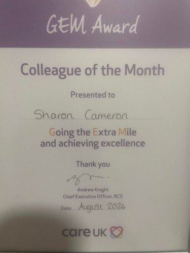 Photo post from Stanley Park Care Home.