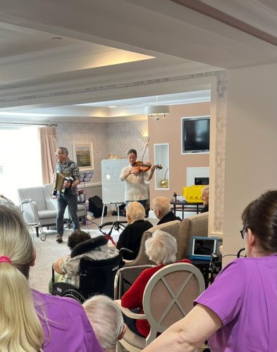 Carousel post from Llys Cyncoed Care Home.
