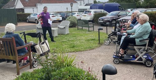 Carousel post from Llys Cyncoed Care Home.