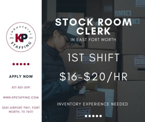 Photo post from KP Staffing Agency (Fort Worth Branch).
