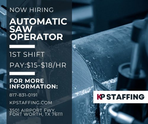 Photo post from KP Staffing Agency (Fort Worth Branch).