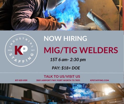 Photo post from KP Staffing Agency (Fort Worth Branch).