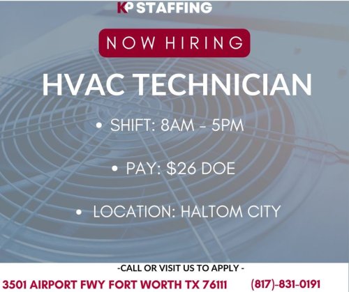 Photo post from KP Staffing Agency (Fort Worth Branch).
