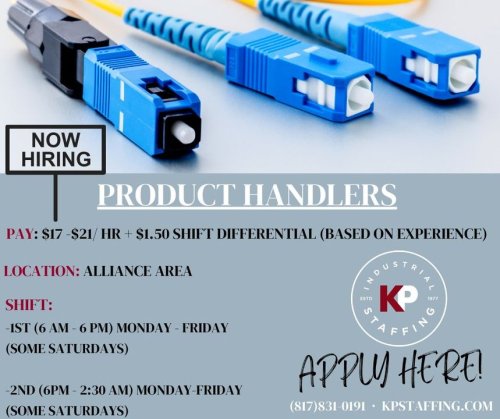 Photo post from KP Staffing Agency (Fort Worth Branch).