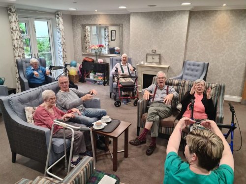 Carousel post from Salisbury Manor Care Home.