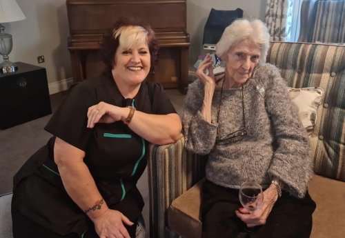 Carousel post from Salisbury Manor Care Home.