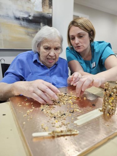 Carousel post from Salisbury Manor Care Home.